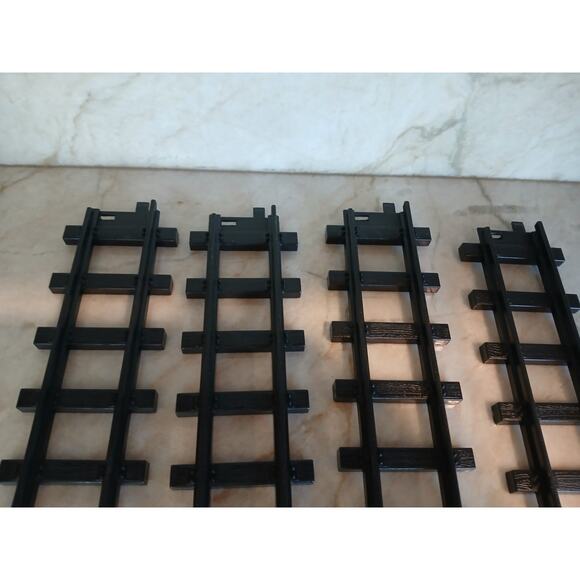 Toy State CAT Caterpillar Construction Express TRAIN TRACKS 8 STRAIGHT Replaceme - Picture 8 of 16